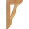 Ekena Millwork Funston Slat Rough Sawn Bracket, Western Red Cedar, 4"W x 16"D x 28"H BKT04X16X28FST06RWR - alternate 2